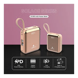 Volkano Solace Series 10000mAh Powerbank Pink Rose Gold VK-9039-PK/RG