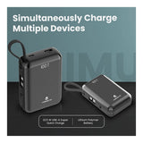 Volkano Solace Series 20000mAh Powerbank Black VK-9040-BK