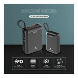Volkano Solace Series 20000mAh Powerbank Black VK-9040-BK