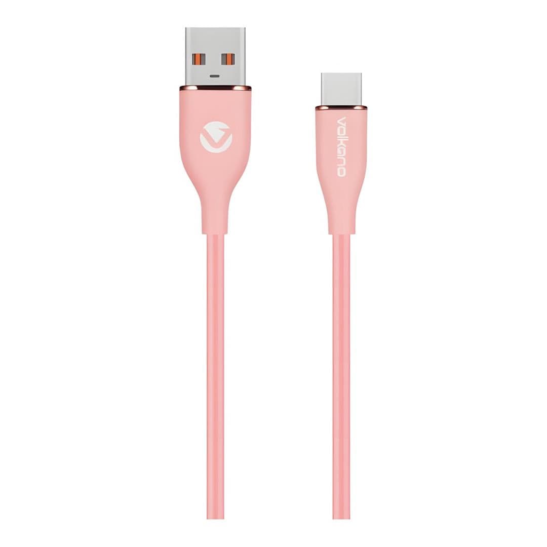 Volkano Flexi Series USB-A to USB-C Cable Multi Colour 3-pack VK-BUN-87
