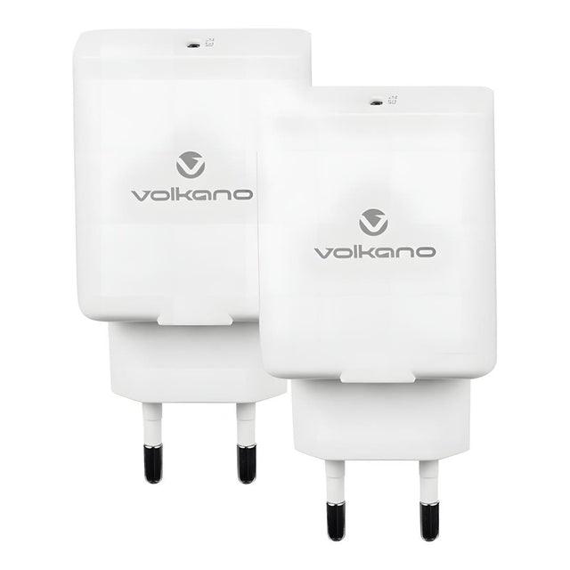 Volkano Potent Series 25W Wall Charger 2-pack White VK-BUN-89