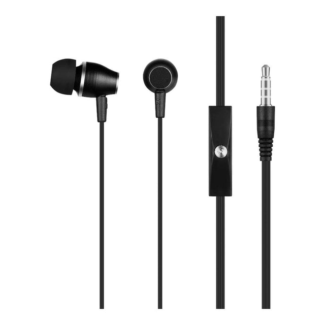 Volkano On-The-Go Wired Earphone VK-PDQ106-BK