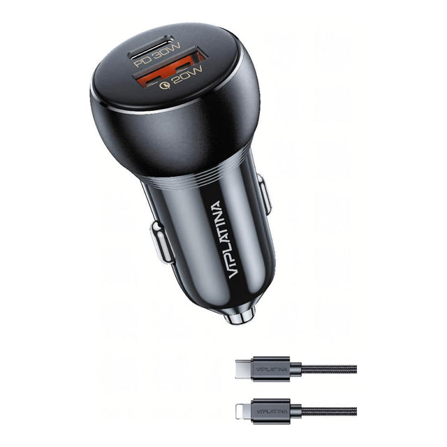 VIPLATINA VK26L 50W USB-A/C Super Fast Car Charger