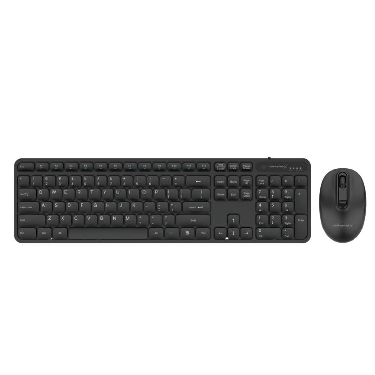 VolkanoX Garnet Series Wireless Keyboard and Mouse Combo Black VKX