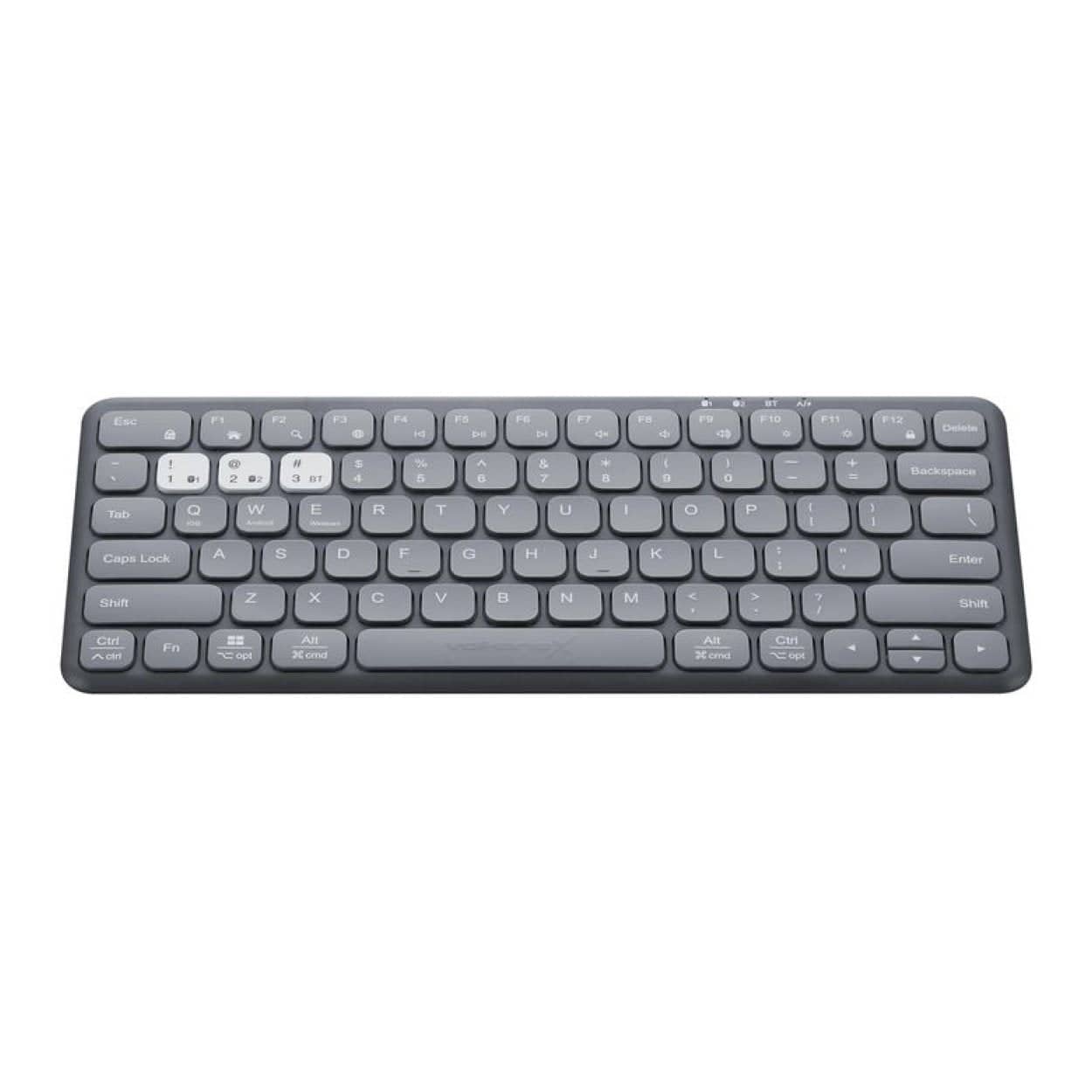 Volkano Blaze Bluetooth Wireless Keyboard and Mouse Combo Graphite