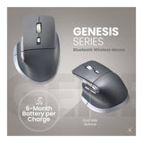Volkano Genesis Series Bluetooth Wireless Mouse Black VKX-215-BK