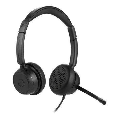VolkanoX Chat Series mk3 ENC Teams Wired Headset Black VKX-221-BK