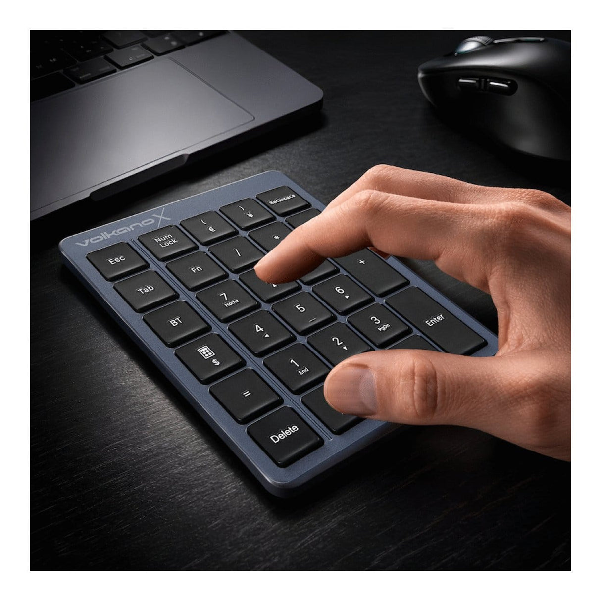 VolkanoX Numeric Series Keypad With Scissor Keys Black VKX-223-BK