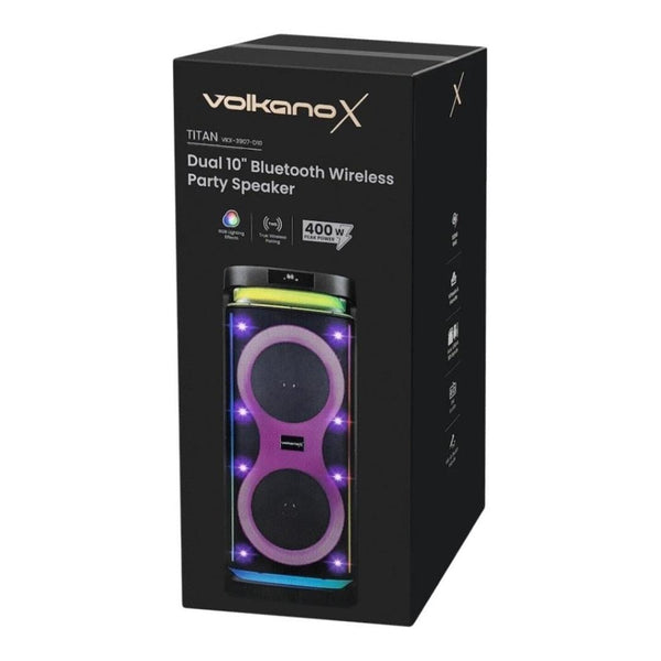 Volkano Titan Series Dual 10 Party Speaker VKX-3907-D10 – FirstShop