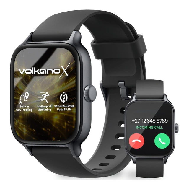 VolkanoX Syncra Premium GPS Smartwatch Black VKX-5022-BK