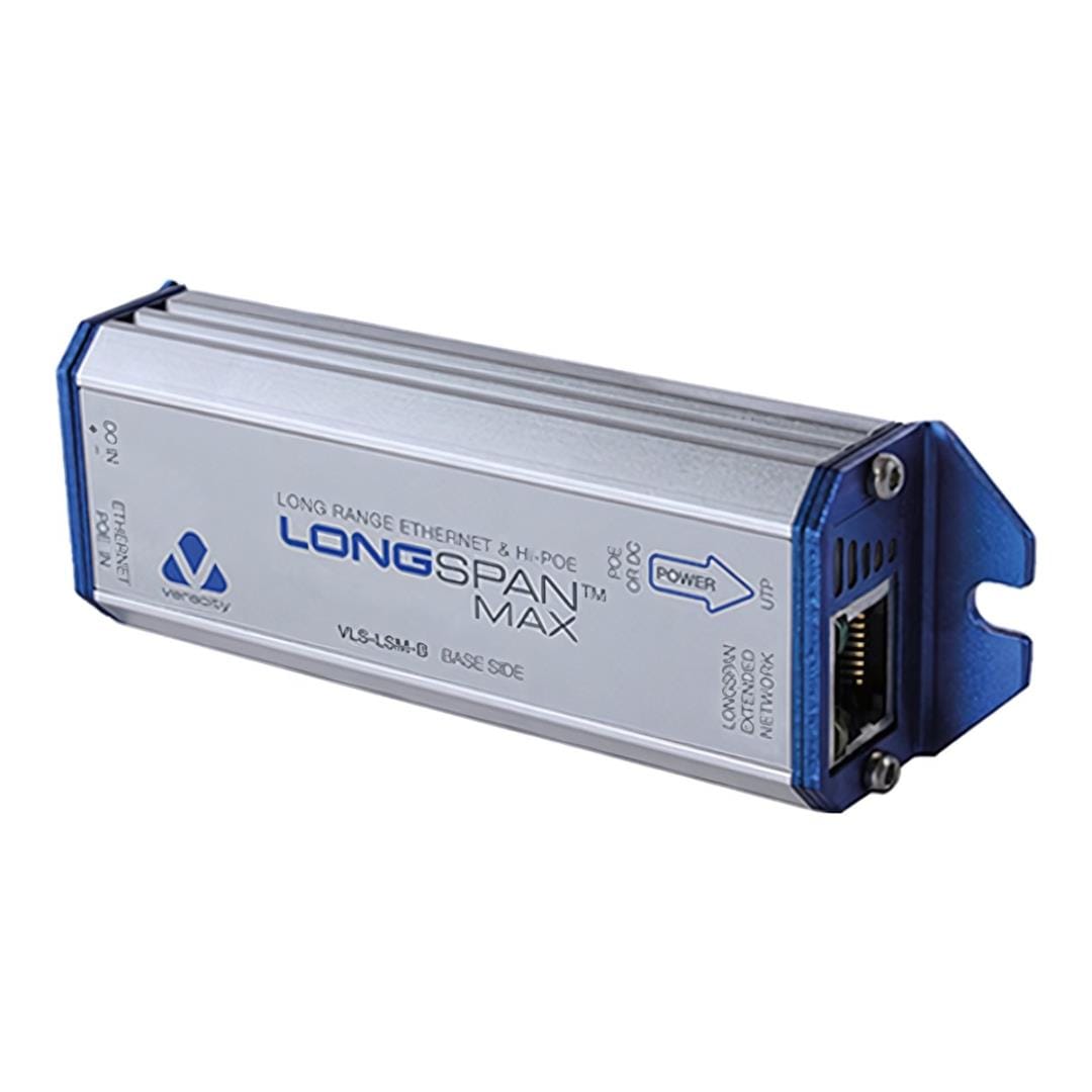 Veracity LONGSPAN Max Hi-PoE Extender Base Unit VLS-LSM-B