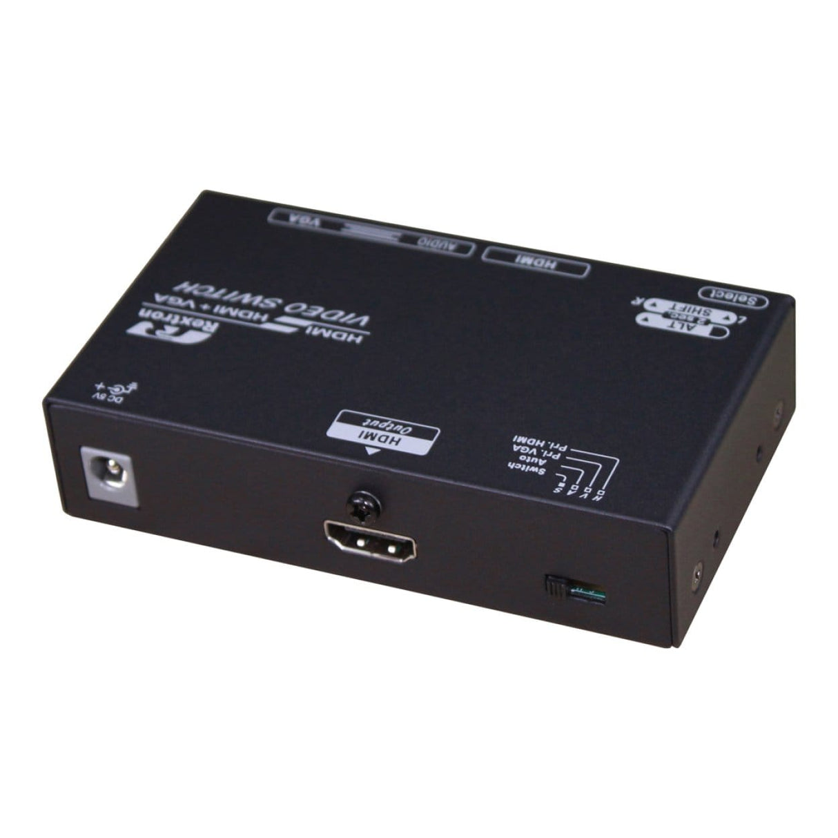 Rextron 2-port VGA and HDMI Video Switch with HDMI Output VSAVM-021