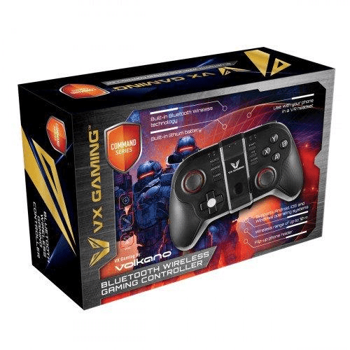 Volkano VX Gaming Command Series Bluetooth Controller Black Red VX