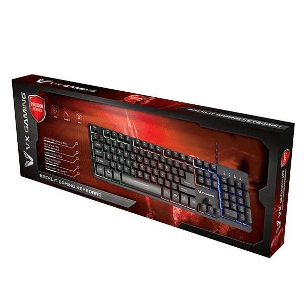 Volkano VX Gaming Poseidon Series Semi-Mechanical Gaming Keyboard VX-151-BK