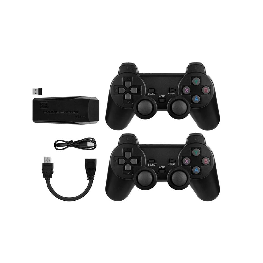 Volkano 4K VX Game Console with Wireless Controllers Black VX-157