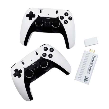 Volkano 4K VX Pro Game Console with Wireless Controllers White VX-158-WT