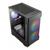 Antec VX100M ARGB Micro-ATX Mini Tower Gaming PC Case Black