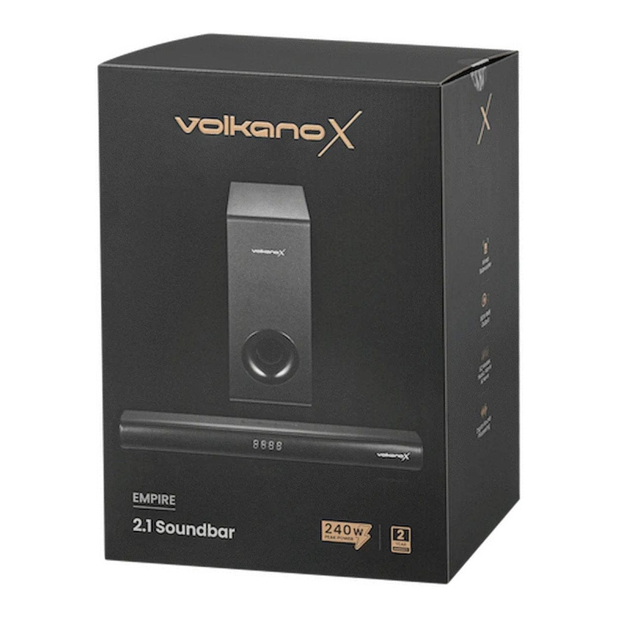 Volkano Empire 2.1 Soundbar with Wireless Sub-Woofer VXN-200-BK(V2)
