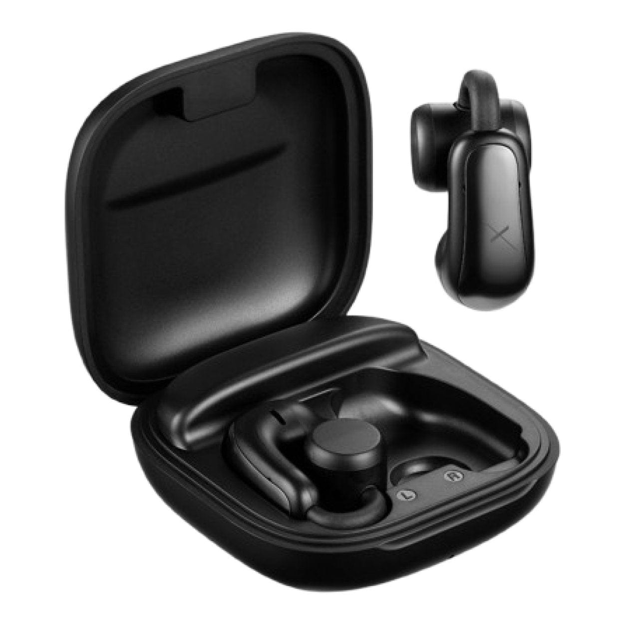 VolkanoX O400 Air Conduction OWS Earbuds with Charging Case Black