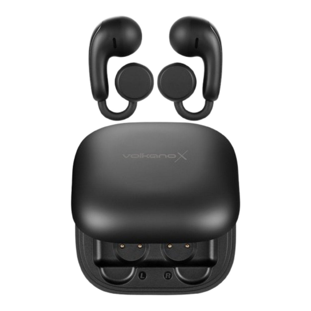 VolkanoX O400 Air Conduction OWS Earbuds with Charging Case Black