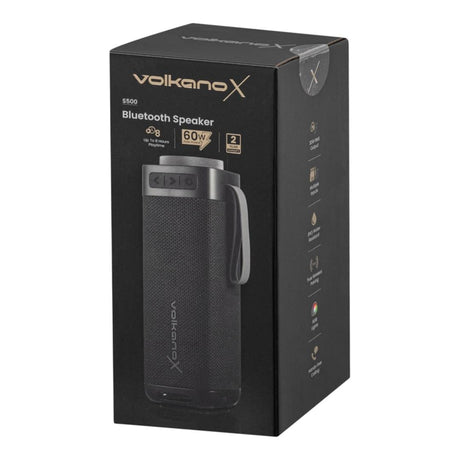 Volkano S500 Portable Bluetooth Speaker Black VXS-500-BK