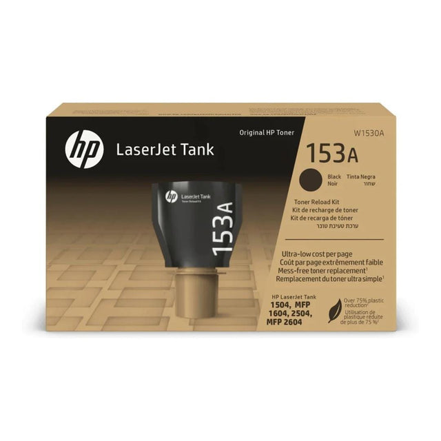 HP 153A Black Original LaserJet Tank Toner Reload Kit W1530AOPEN (Open Box)