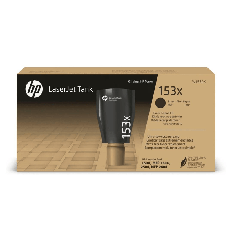 HP 153X Black Toner Reload Cartridges Kit 5,000 Pages Original W1530X