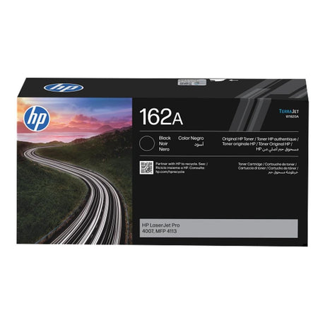 HP 162A LaserJet Black Toner Cartridge 3,000 Pages Original W1620A Single-pack