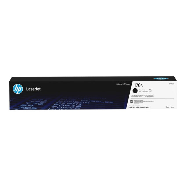 HP 176A Black Toner Cartridge 45,000 Pages Original W1760A Single-pack