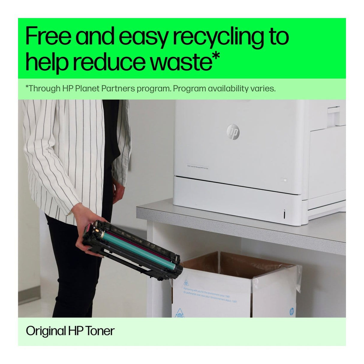 HP 225A Magenta Toner Cartridge Original 40,000 Pages Original W2253A Single-pack