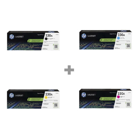 HP 230A Original LaserJet Toner Cartridge Bundle W2300BUNDLE