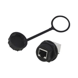 LinkQnet Waterproof RJ45 Shielded D-Size Connector WAT-RJ45D-PJCRJ
