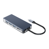 Orico Type-C 6-in-1 Transparent Multi Function Hub WB-6RJ-GY-BP