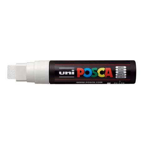 POSCA PC-17K 15.0mm Extra Broad Water Based Paint Marker - White 5-pack WBM-PC17K-WHT