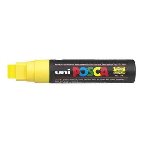 POSCA PC-17K 15.0mm Extra Broad Water Based Paint Marker - Yellow 5-pack WBM-PC17K-YEL