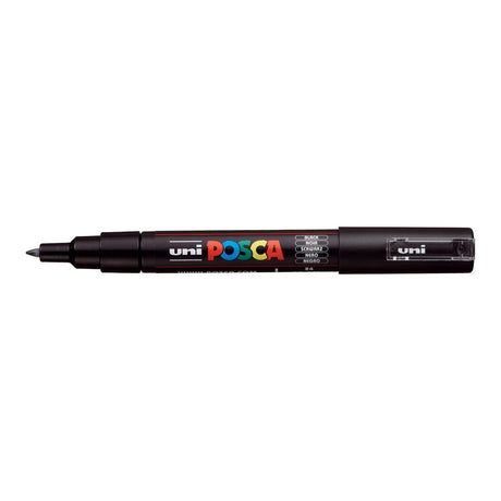 POSCA PC-1M Bullet Tip Fine 0.7mm Extra Water Based Paint Marker - Black 6-pack WBM-PC1M-BLK