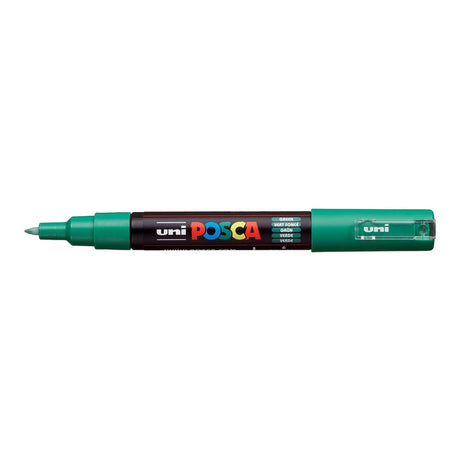 POSCA PC-1M Bullet Tip Fine 0.7mm Extra Water Based Paint Marker - Green 6-pack WBM-PC1M-GRN