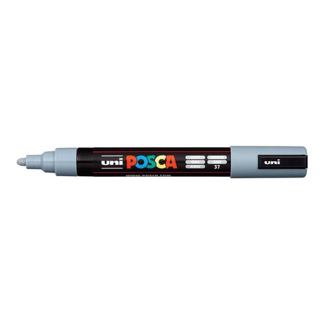 POSCA PC-5M Bullet Tip 1.8-2.5mm Medium Water Based Paint Marker - Grey 6-pack WBM-PC5M-GRY