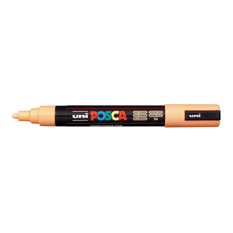 POSCA PC-5M Bullet Tip 1.8-2.5mm Medium Water Based Paint Marker - Light Orange 6-pack WBM-PC5M-LORG