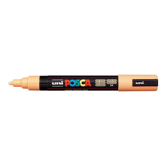 POSCA PC-5M Bullet Tip 1.8-2.5mm Medium Water Based Paint Marker - Light Orange 6-pack WBM-PC5M-LORG