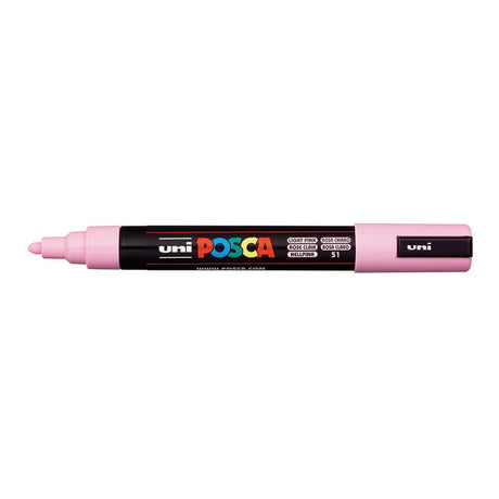 POSCA PC-5M Bullet Tip 1.8-2.5mm Medium Water Based Paint Marker - Light Pink 6-pack WBM-PC5M-LPNK