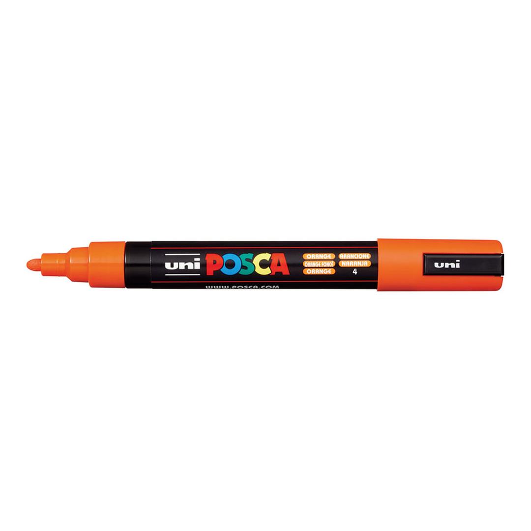 POSCA PC-5M Bullet Tip 1.8-2.5mm Medium Water Based Paint Marker - Orange 6-pack WBM-PC5M-ORG