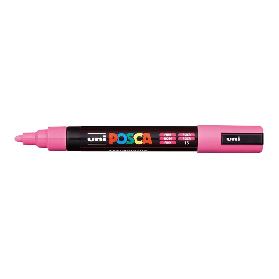 POSCA PC-5M Bullet Tip 1.8-2.5mm Medium Water Based Paint Marker - Pink 6-pack WBM-PC5M-PNK