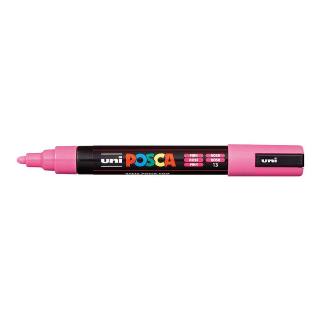 POSCA PC-5M Bullet Tip 1.8-2.5mm Medium Water Based Paint Marker - Pink 6-pack WBM-PC5M-PNK
