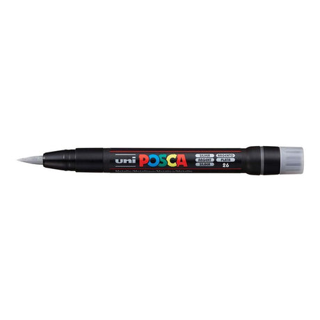 POSCA PCF-350 Brush Tip Water Based Marker - Silver 5-pack WBM-PCF350-SLV