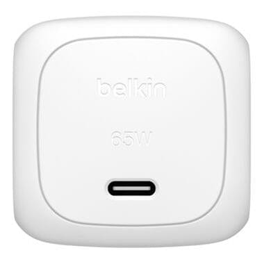 Belkin 65W BoostCharge Mobile Device AC Fast charging Indoor Wall Charger White WCA011KQWH