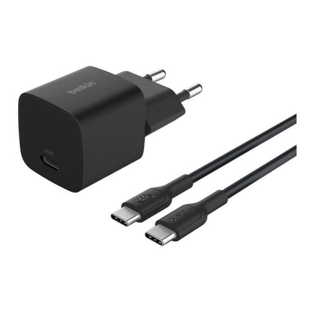 Belkin BoostCharge 25W Type-C Wall Charger with Type-C Cable 1m WCA012KQ1MBK-B6