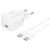 Belkin Boostcharge 25W USB-C Wall Charger with USB-C Cable White WCA012KQ1MWH-B6