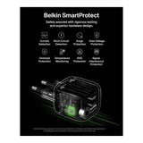 Belkin 50W Dual USB-C GaN Charger WCH019KQBK