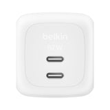 Belkin 67W 2-Port USB-C Wall Charger White WCH020KQ2MWH-B6